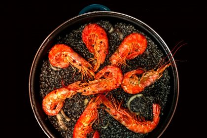 Receta de arroz negro con calamares