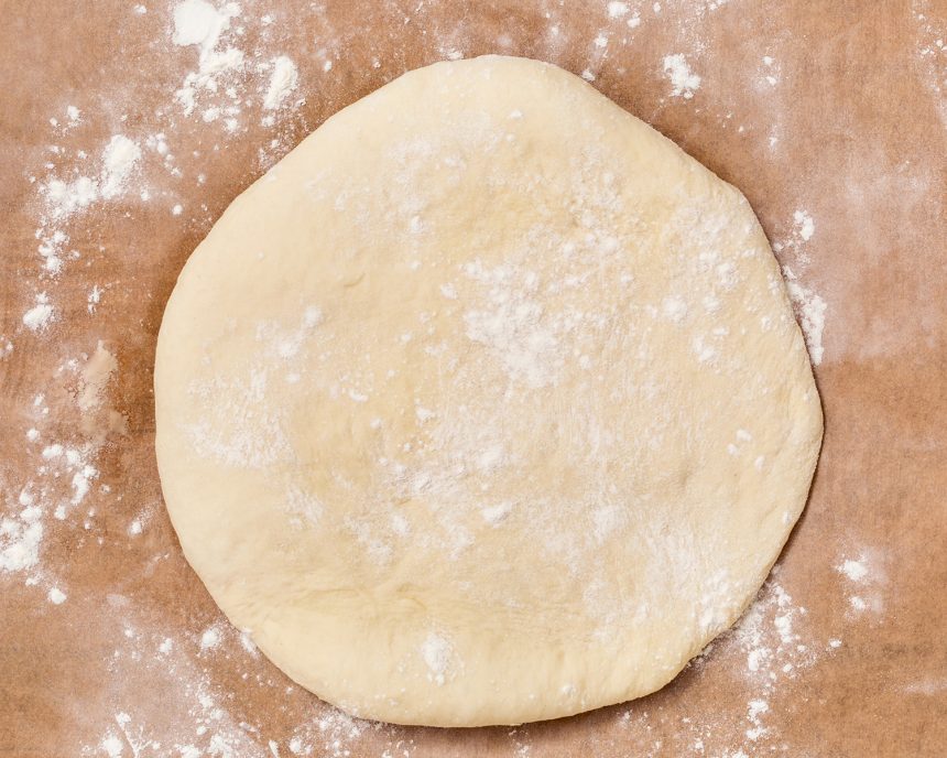 Receta de base pizza casera