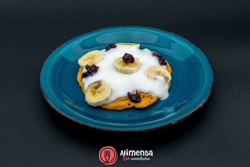 Receta casera de pancake de calabaza